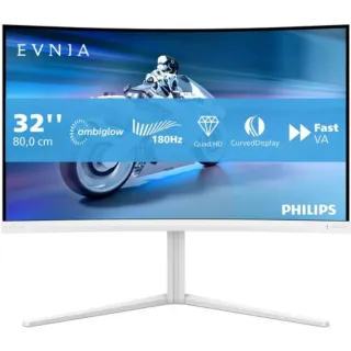 Monitor Curvo Philips 32'' 2.5K 180Hz 1ms Ambiglow