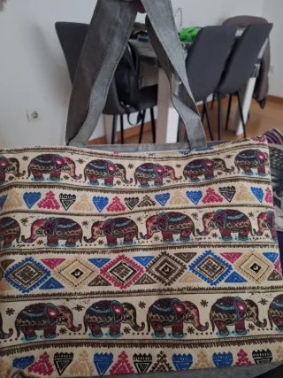 Bolso étnico de elefantes