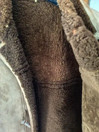 Montone shearling giaccone invernale