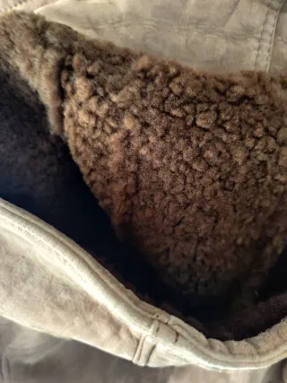 Montone shearling giaccone invernale