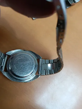 Reloj Seiko 5 Automático Negro/Plateado
