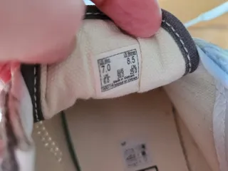 Zapatillas Vans Talla 39 Gris y Blanco