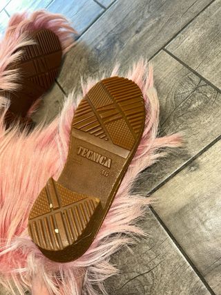 Stivali da sci in pelliccia rosa