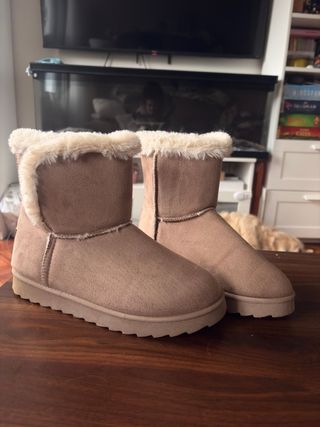 Stivali marroni foderate