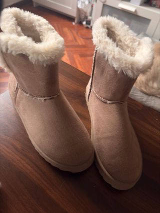 Stivali marroni foderate