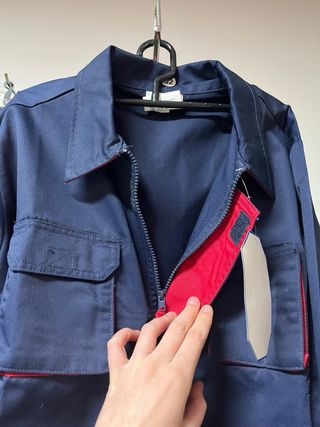 Chaqueta de trabajo azul