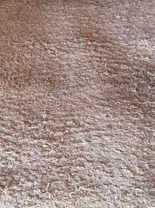 Alfombra grande beige poliéster