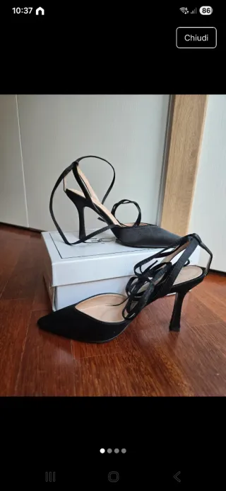 Scarpe con lacci nere