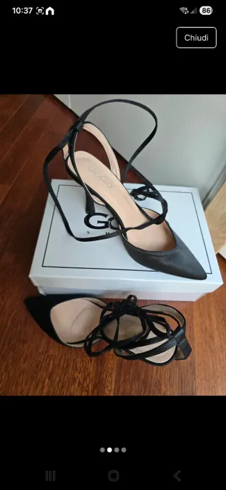 Scarpe con lacci nere