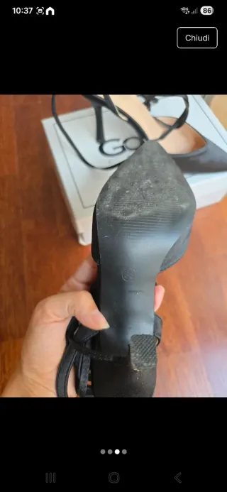 Scarpe con lacci nere