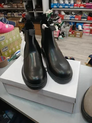 Botas Chelsea Road Hombre Negras Talla 43 piel