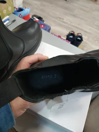 Botas Chelsea Road Hombre Negras Talla 43 piel