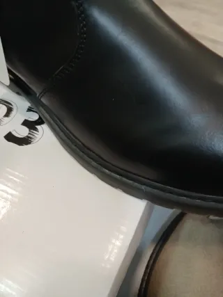 Botas Chelsea Road Hombre Negras Talla 43 piel