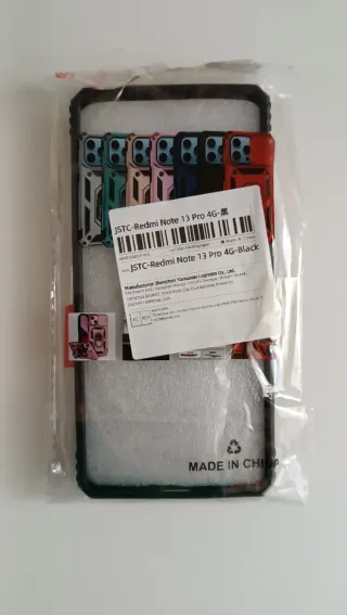 Custodia per telefono Redmi Note 13 Pro 4G nera