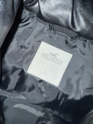 Chaleco acolchado Hollister negro