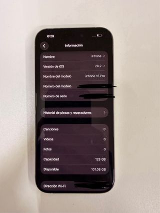iPhone 15 Pro Blanco