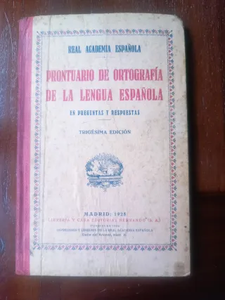 Prontuario de Ortografía Real Academia Española