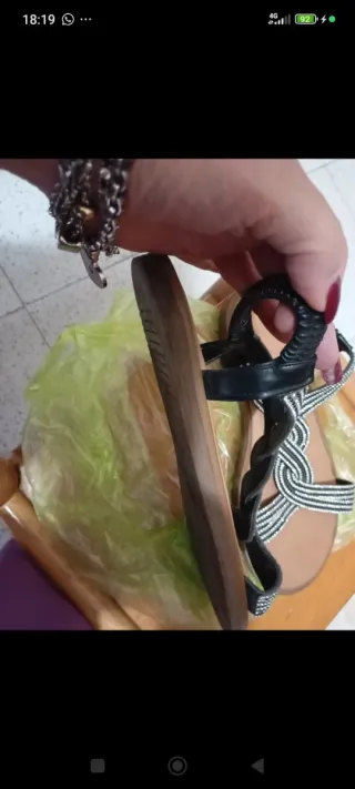 Sandali donna eleganti usati ma mancano 2 strass