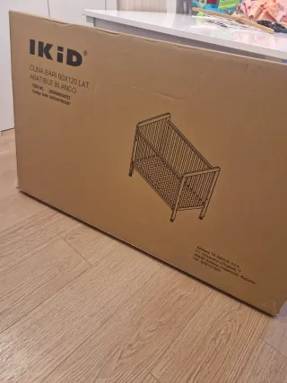 Culla in legno bianco