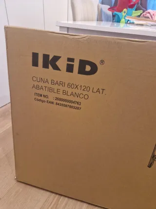 Culla in legno bianco