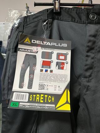 Pantalones de trabajo Deltaplus negros