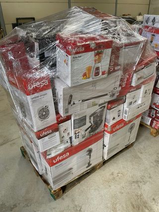 Palets devoluciones Ufesa electrodomésticos