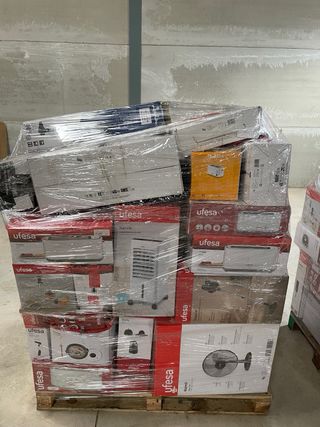 Palets devoluciones Ufesa electrodomésticos