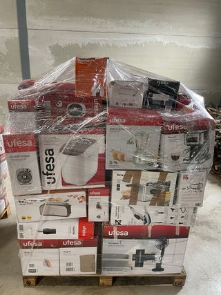 Palets devoluciones Ufesa electrodomésticos