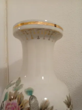 Jarrón de cerámica antiguo 62cm