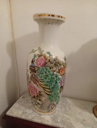 Jarrón de cerámica antiguo 62cm