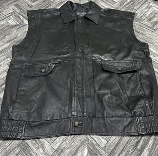 Gilet Vera Pelle Uomo Henry Morell XXL