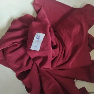 Tessuto rosso cardinale 140x100