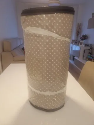 Colchón de viaje estrellas beige