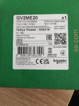Guardamotor Schneider Electric Ie 13-18A
