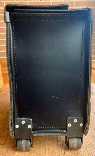 Maletín de Vuelo Cuero Negro 8mm Nuevo