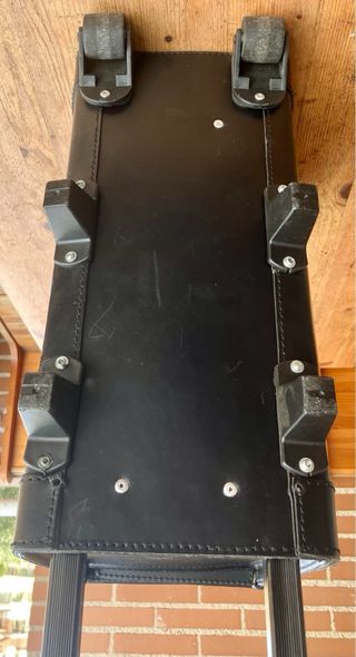 Maletín de Vuelo Cuero Negro 8mm Nuevo