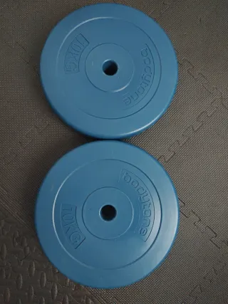 Discos de pesa Bodytone 10kg (2 unidades)