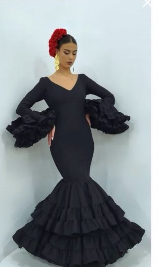 Traje Flamenca Buganvilla Volantes