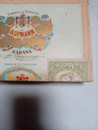 Caja antigua H. Upmann Fábrica de Tabacos Cuba