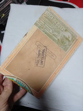 Caja antigua H. Upmann Fábrica de Tabacos Cuba