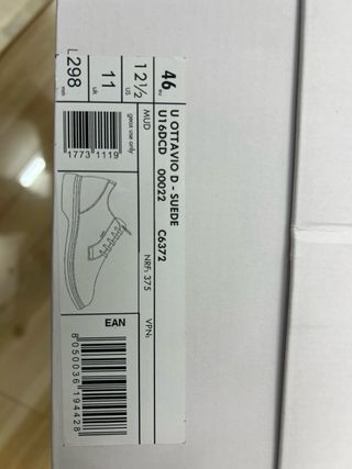 Zapatos Geox Hombre Nuevos Talla [Talla]