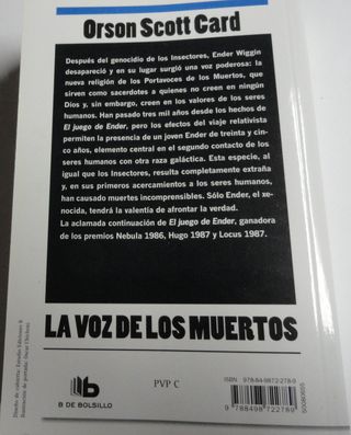 La voz de los muertos (Saga de Ender 2) (Spanis...