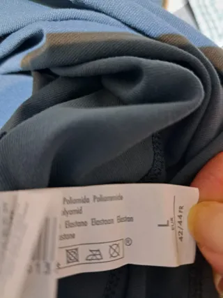 Camiseta térmica gris cremallera Talla L