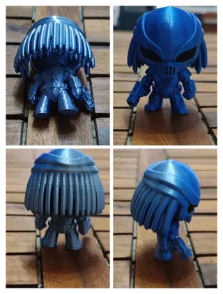 Set 2 Action Figure Predator 3D