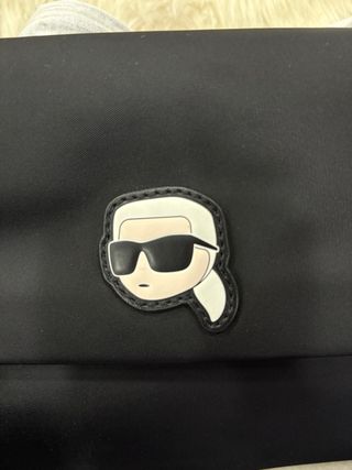 Bandolera Karl Lagerfeld IKON FOLDED Negra