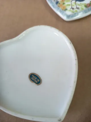 Joyeros porcelana Japón corazón y octogonales
