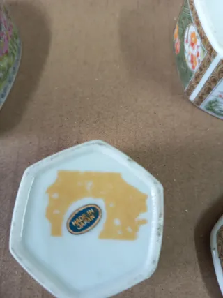 Joyeros porcelana Japón corazón y octogonales