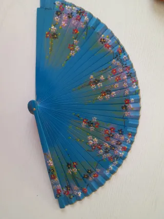 Lote de 8 ventagli decorati