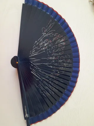 Lote de 8 ventagli decorati