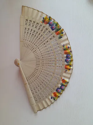 Lote de 8 ventagli decorati